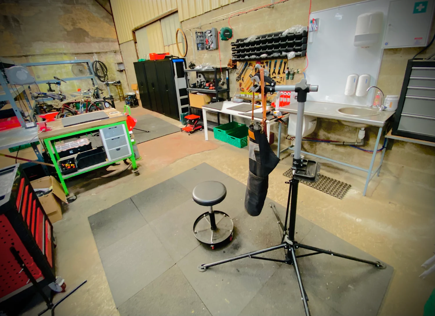 L’atelier de réparation